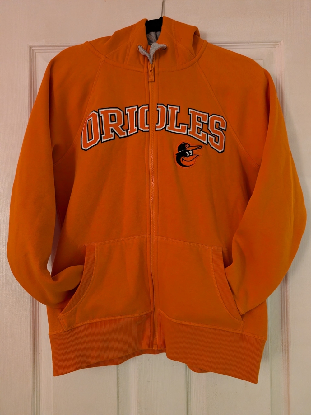Antigua Orange Orioles Full-Zip Hoodie - Women